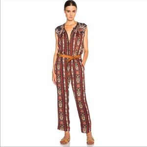 Isabel Marant Etoile Tad Paisley Print Jumpsuit-Size Medium